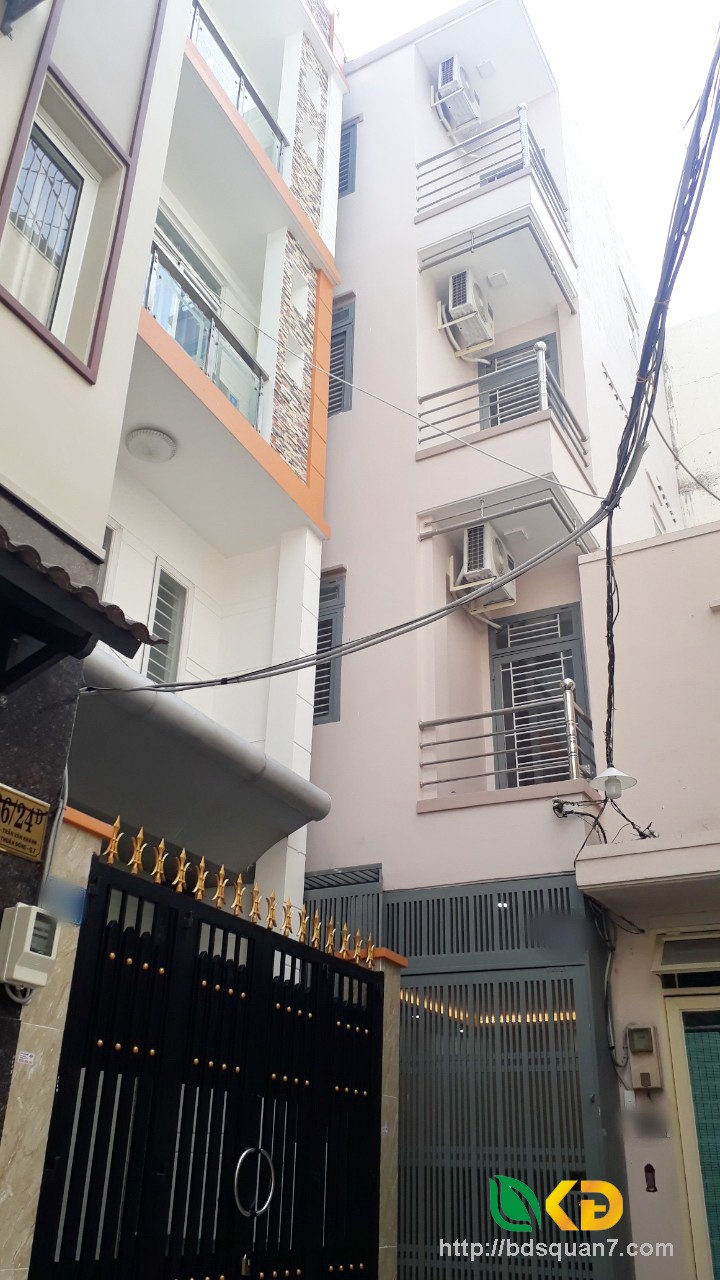 Bán tòa nhà mini 4 lửng, 4 lầu đường Trần Văn Khánh Quận 7